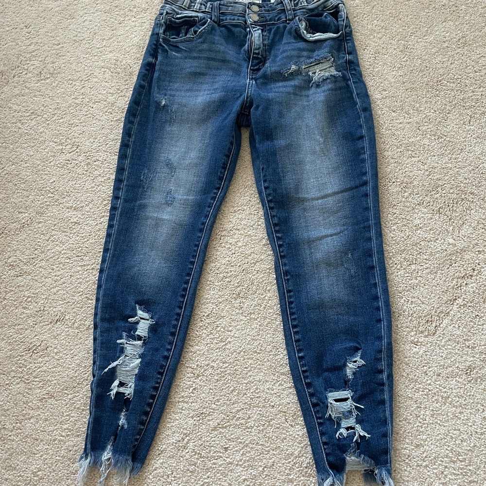 KanCan Distressed Blue Skinny Jeans